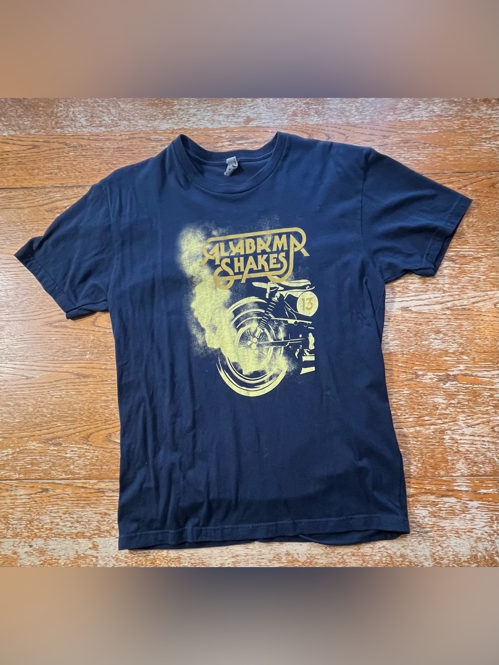 2013 Alabama Shakes Shirt Blues Rock Band Blue Men's Tee Size Medium